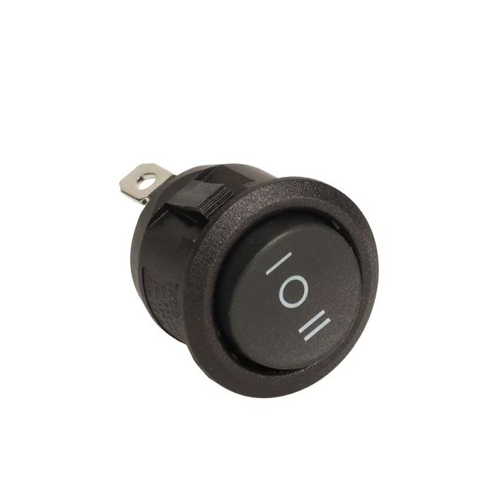 Cambridge 10 Amp Round Rocker Switch On-Off-On