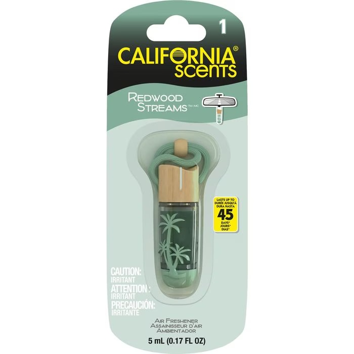 California Scents Redwood Streams Scent Hanging Air Freshener