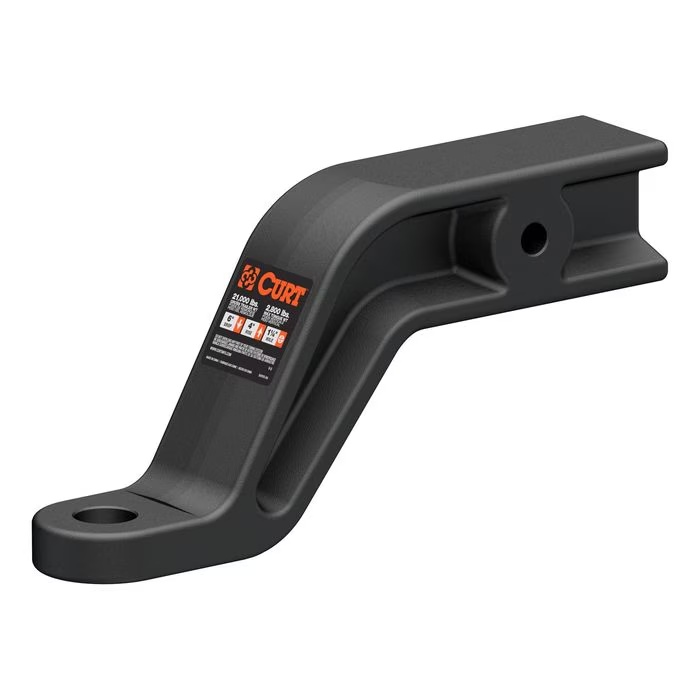 CURT 3in Shank, 21,000lbs, 6in Drop, 10in Long Industrial Duty Forged Ball Mount