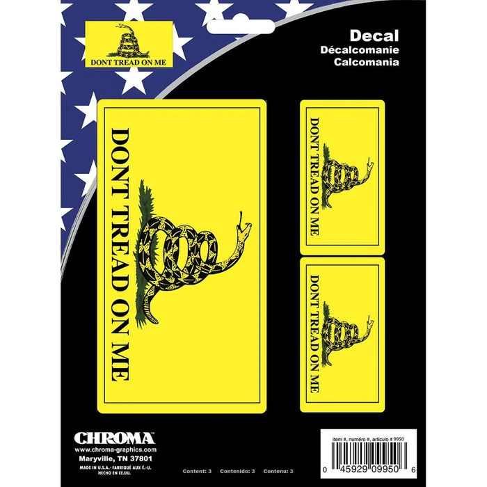 Chroma Graphics Pilot Do Not Tread On Me Decal