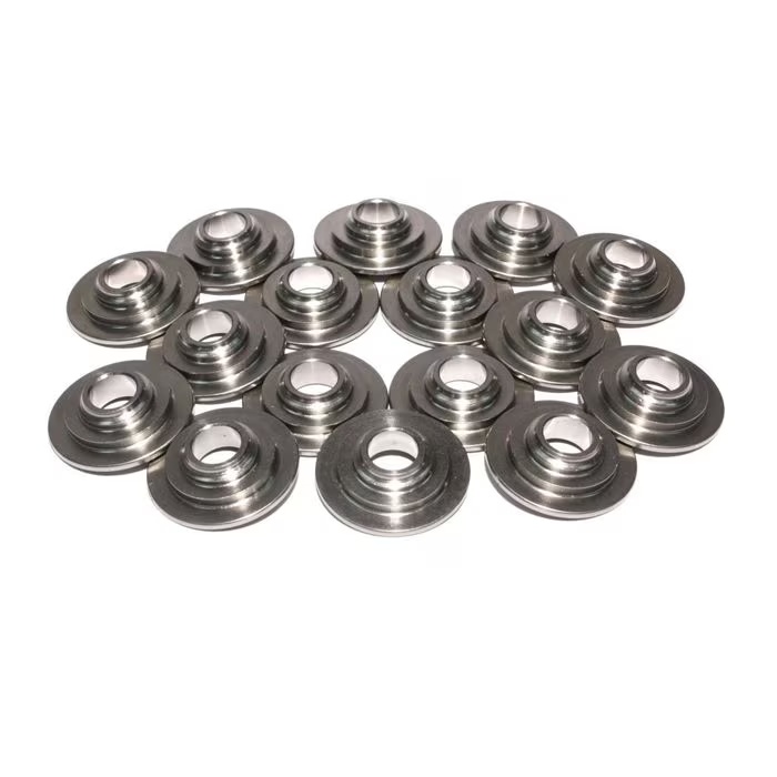 COMP Cams 10 Degree Titanium Retainer Set of 16 for 26955, 26956, and 26957 Springs 718-16