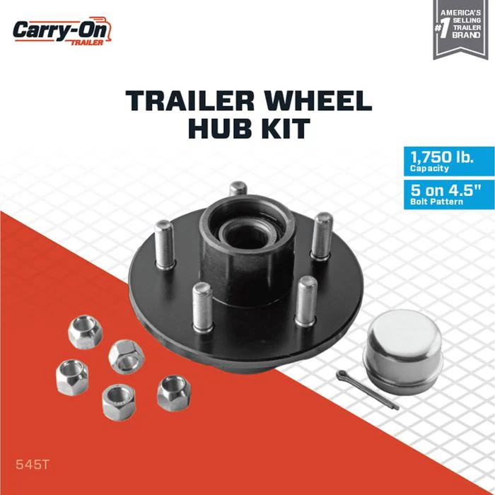Carry-On Trailer 1,750lbs Capacity 5 Lug Hub Kit