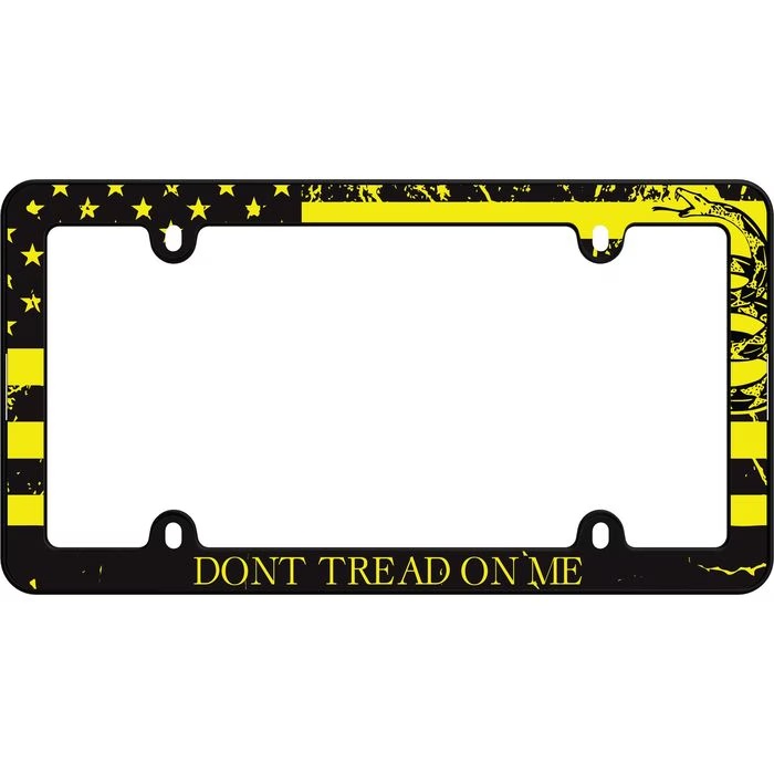 Cruiser Accessories Don't Tread On Me License Plate Frame