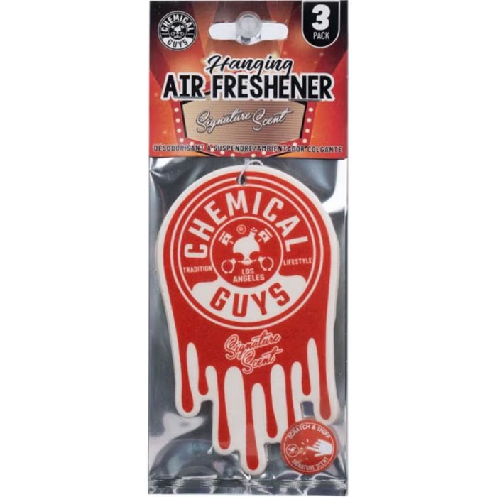 Chemical Guys Signature Scent Hanging Air Freshener 3 Pack