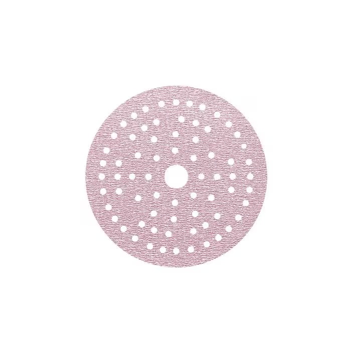 Carworx SUPREME 600 Grit 6in Hook and Loop Multi-Hole Red Ceramic Sanding Disc 100 Pack