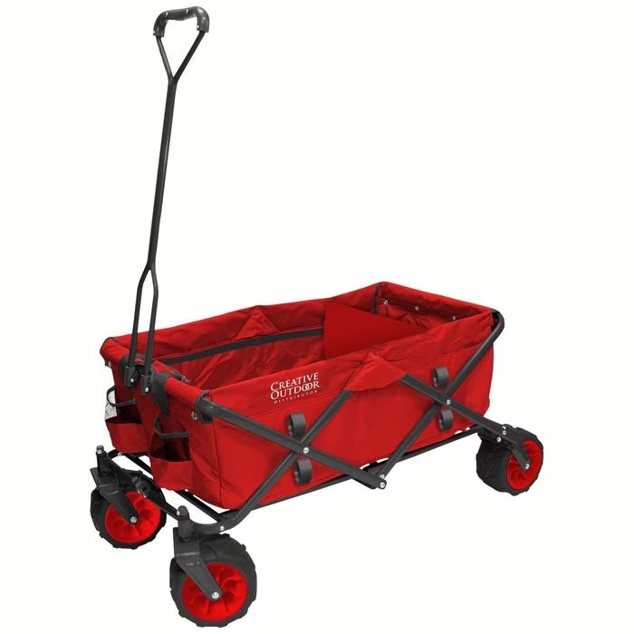 Creative Outdoor Distributor Red All Terrain Utility Cart