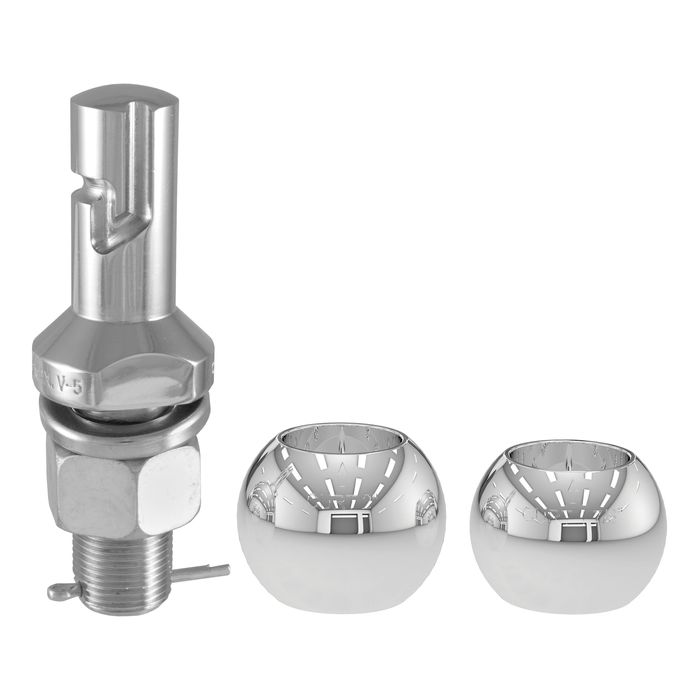 CURT 1in x 2 1/4in Shank 1 7/8in and 2in Trailer Hitch Ball Set