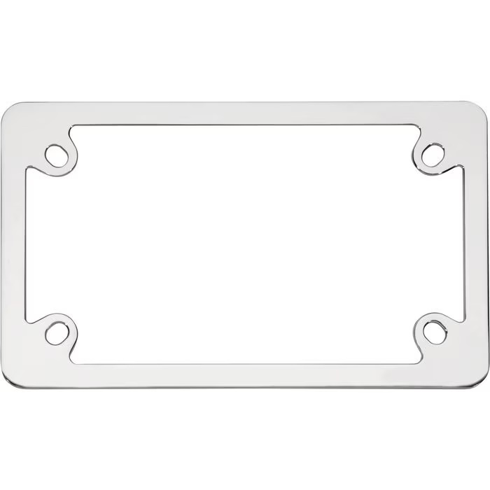Cruiser Accessories Chrome Neo Motorcycle License Plate Frame
