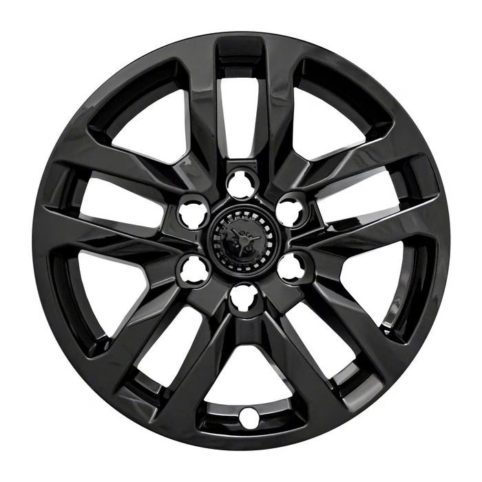 Coast To Coast Gloss Black 18in Wheel Cover/Hub Cap 4 Piece IWCIMP432BLK