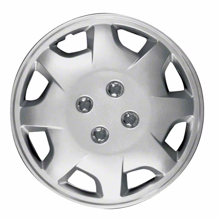 Coast To Coast Silver 15in Wheel Cover/Hub Cap 4 Piece IWC12415S