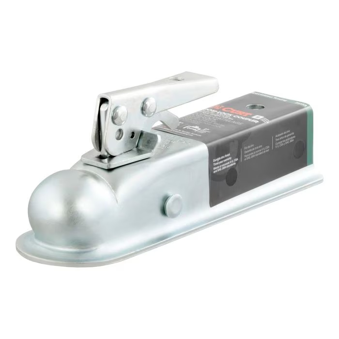 CURT 2in Straight Tongue Trailer Coupler