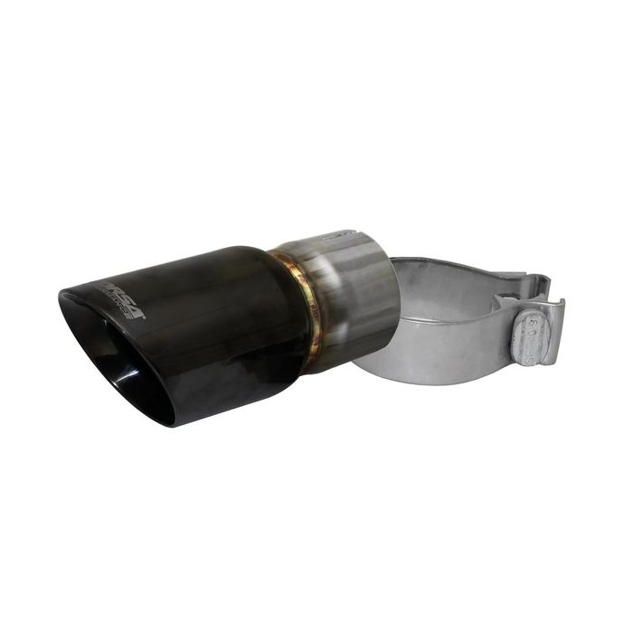 Corsa Performance 3in Black PVD 2 1/2in Inlet-Clamp Included Pro-Series Universal Single Tip Kit