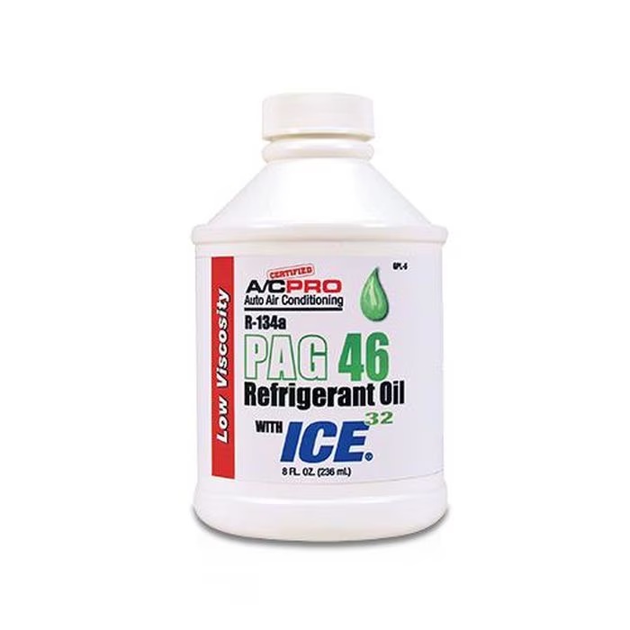 Certified A/C Pro R-134a PAG 46 Refrigerant Oil with Ice 32 8oz