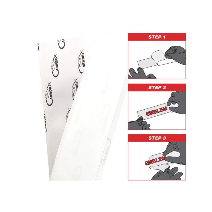 Carworx 2in x 12in Emblem Adhesive Strip
