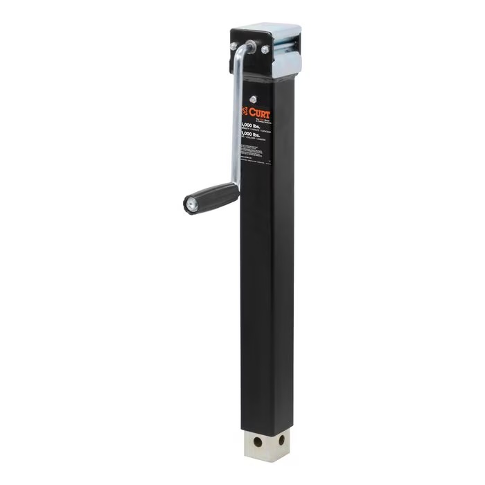 CURT 5,000lbs Side Wind Fixed Swivel Jack